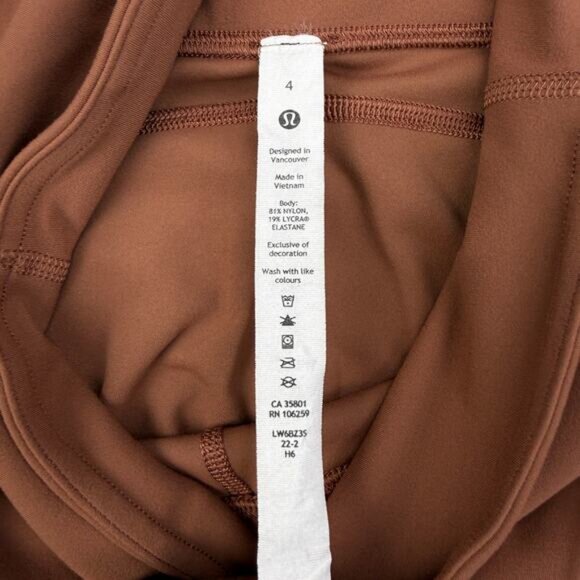 Lululemon Groove Crop 23” Super High Rise In Ancient Copper - Picture 7 of 9